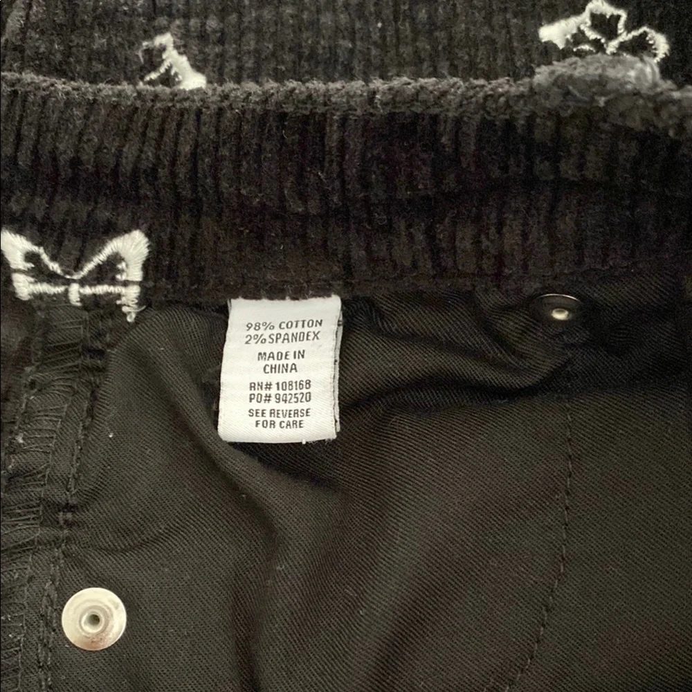 RSQ Gray A-Line Mini Skirt Crduroy Casual